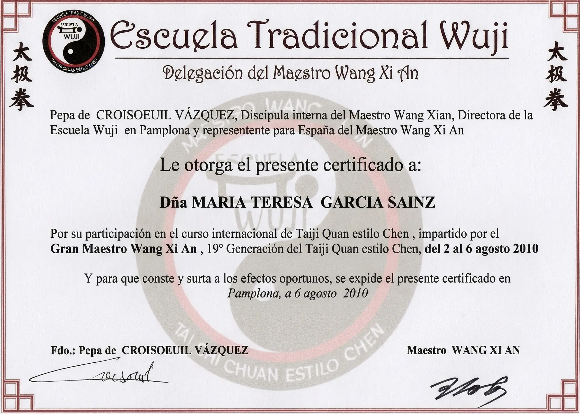 Taiji Quan 2010